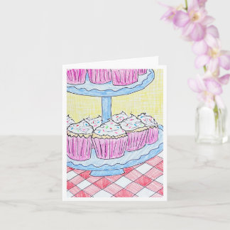 Cartão Delícia de Cupcake
