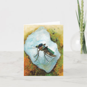 Cartão Delícia de Verão do Mosquito Irritante