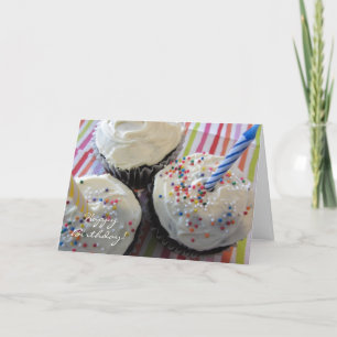 Cartão Deliciosos Cupcakes de Aniversário