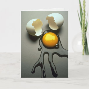 Cartão Delicious Broken egg