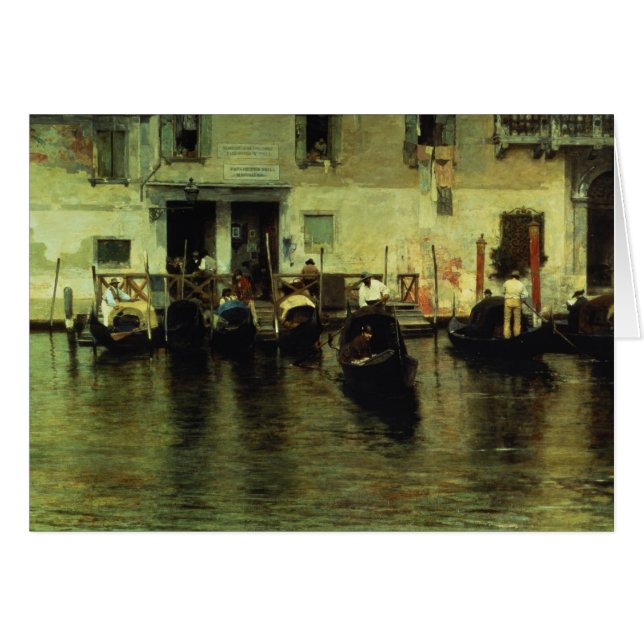 Cartão Della Maddalena de Traghetto, 1887 (Frente Horizontal)