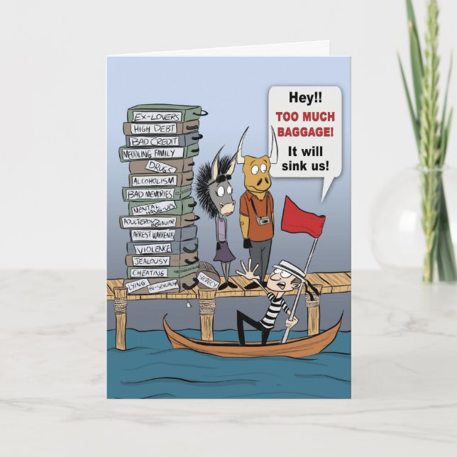 CARTÃO DEMASIADA BAGAGEM! (Frente)