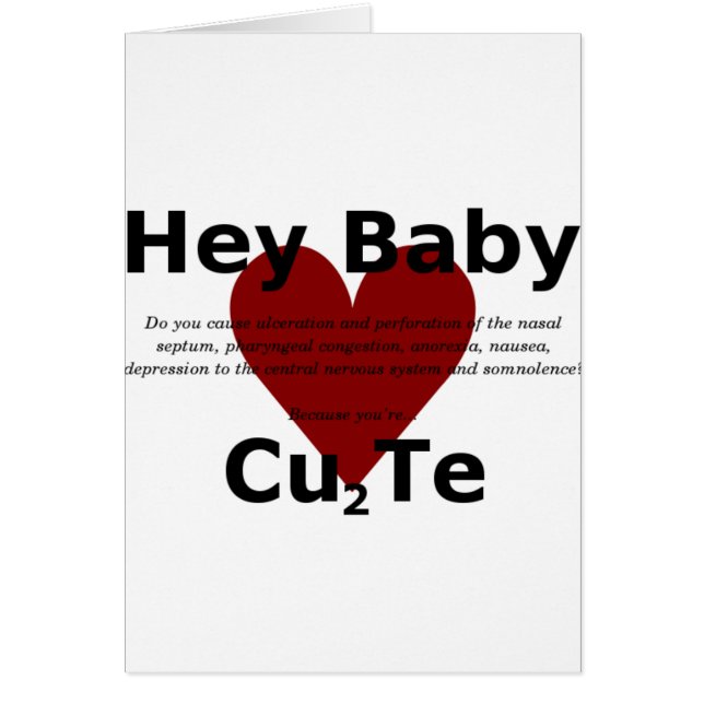 Cartão Demasiado bonito (Telluride de cobre) (Frente)