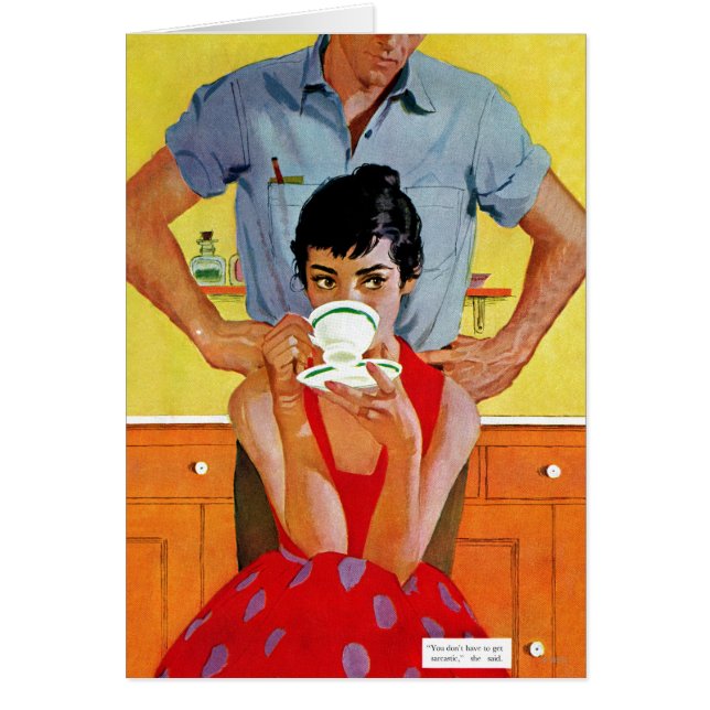 Cartão Demasiado tarde para compo (Frente)