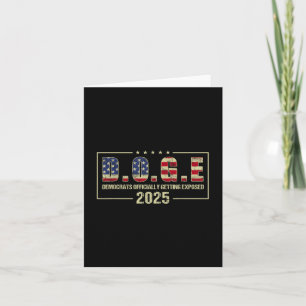 Cartão Democratas-Cães Oficialmente Expostos Trump 20
