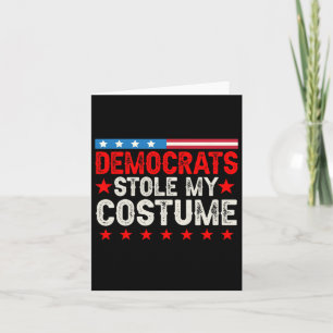 Cartão Democratas Roubaram Minha Figurinha Engraçada Vint