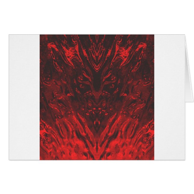 CARTÃO DEMÓNIO DE VIDRO (Frente Horizontal)