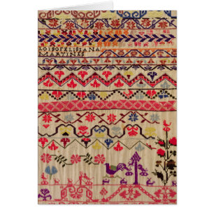 Cartão Demonstrador do bordado