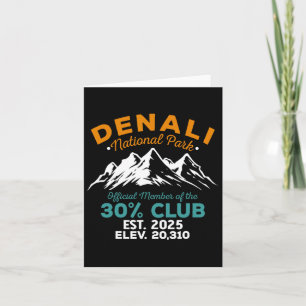 Cartão Denali 30% Club Est 2025 Hiking Adventure