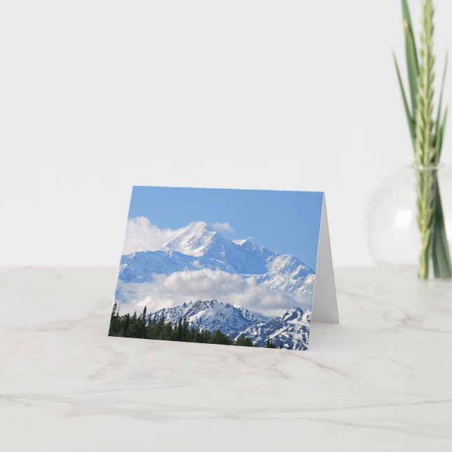 Cartão Denali/Mt McKinley Alaska (Frente)