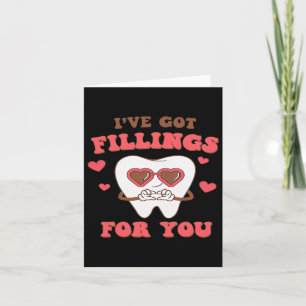 Cartão Dental Valentine eu tenho obturações para você