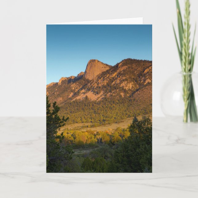 Cartão Dente do tempo, rancho do escuteiro de Philmont, (Frente)