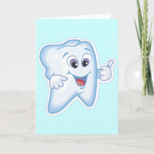 Cartão Dente feliz saudável