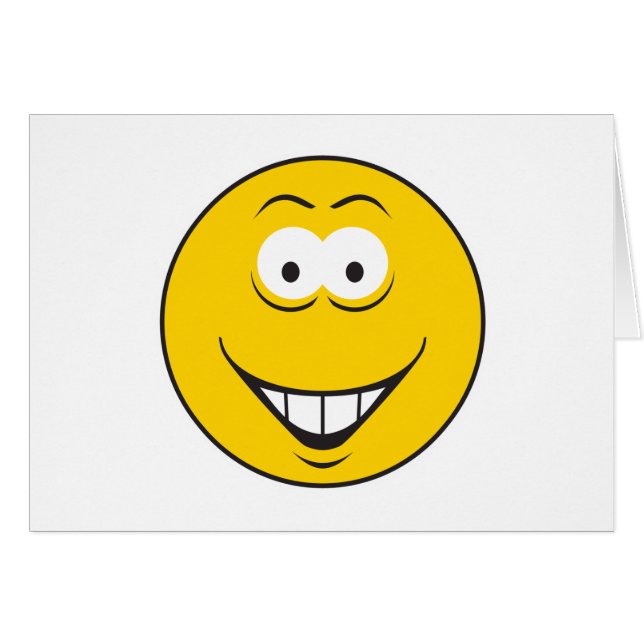 Cartão Dentes - Rosto de Sorriso (Frente Horizontal)