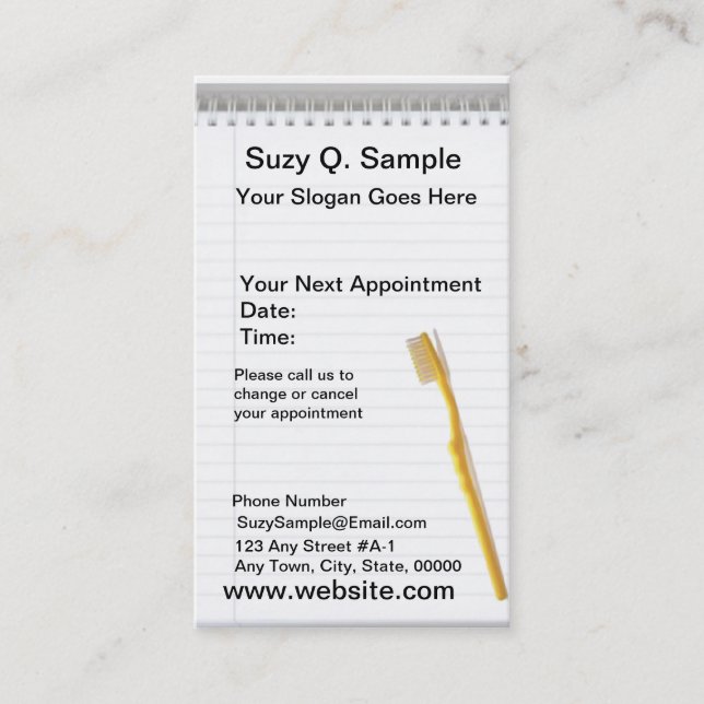 Cartão Dentista (Frente)