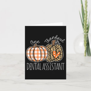 Cartão Dentista de Ação de Graças de Istambul Dental Ista