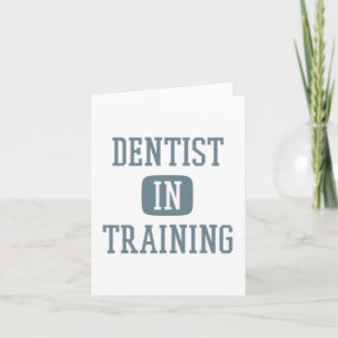 Cartão Dentista no Treinamento Futuro Estudante Dentista