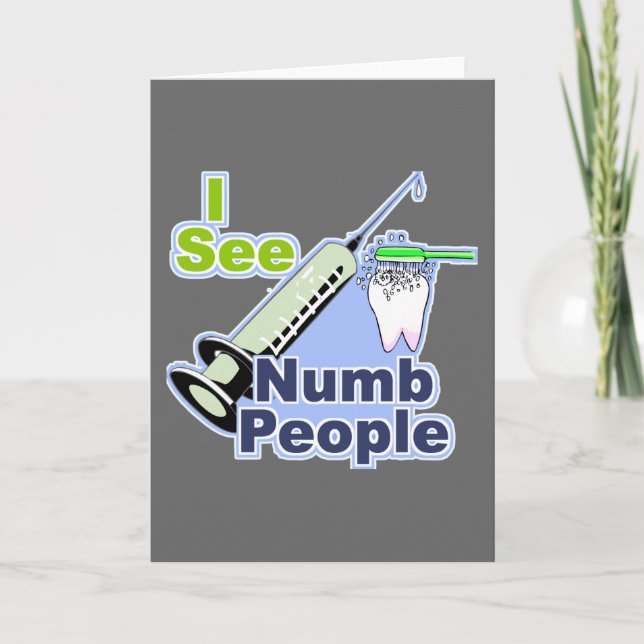 Cartão Dentistas e higienistas engraçados (Frente)