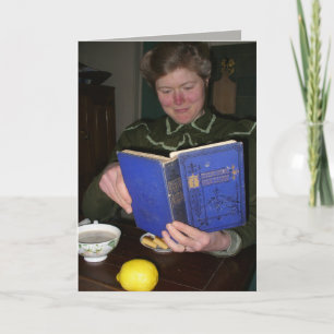 Cartão — dentro de citação de livro vitoriano