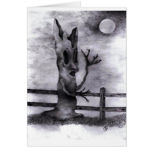 Cartão dentro de vazio "Spook Tree" (Frente)