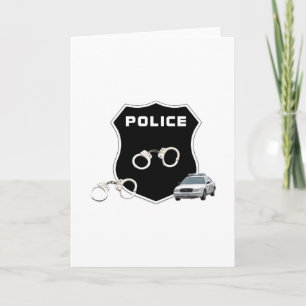 Cartão Dentro do Crachá do Crime Policial
