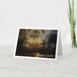 Cartão Dentro San Miguel Monastério, Lúria, Espanha