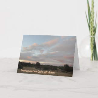Cartão Dentro vazio: Pastel Sunset Sobre Paso Robles Park