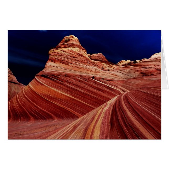 Cartão Dentro vazio, placa de nota de saudação sudoeste (Frente Horizontal)