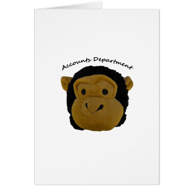 Cartão Departamento de Contas (Frente)