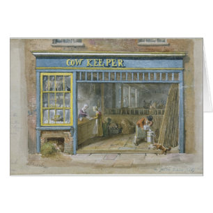 Cartão Depositário da vaca, 1825