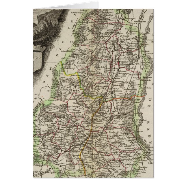 Cartão Dept. Du Haut Rhin (Frente)
