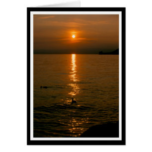 Cartão der letzte Abend .... Karte