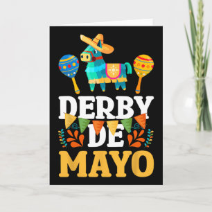 Cartão Derby De Mayo Cinco De Mayo Mexicano 