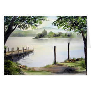 Cartão Dergo Water, Lake District, Inglaterra