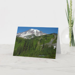 Cartão Derretimento Glacial no Monte Rainier