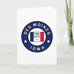 Cartão Des Moines Iowa