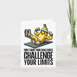 Cartão Desafie Os Limites Do Criador De Portos Músculo Ab