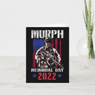 Cartão Desafio de Treino Murph 2022 Memorial Americano