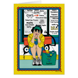 Cartão Desapareça Da Wagon_B_Greeting Card
