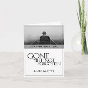 Cartão Desapareceu mas não foi esquecido - Brilho