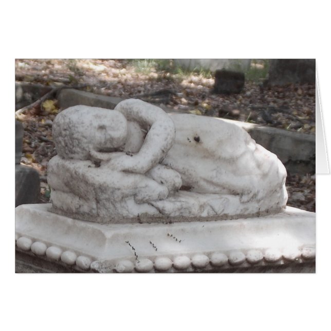 Cartão Descanse em paz (Frente horizontal)