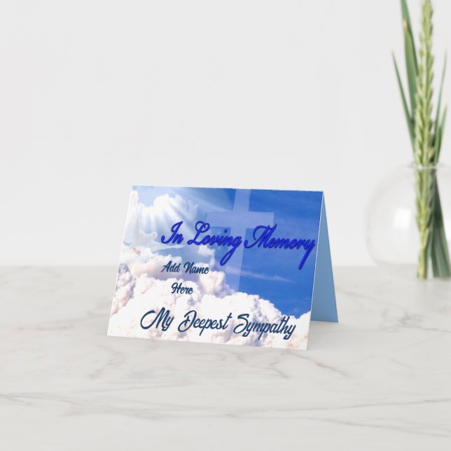 Cartão Descanse Em Paz_ (Frente)