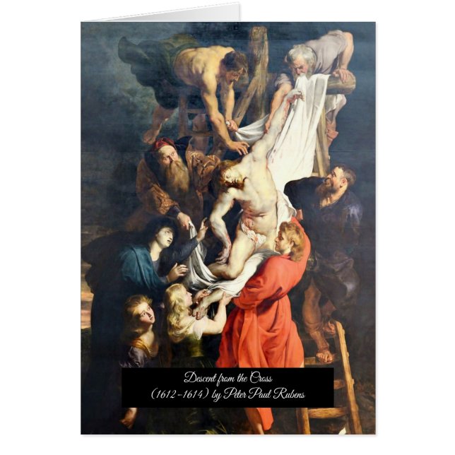 Cartão Descida da cruz (Frente)