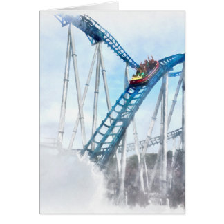 Cartão Descida na água