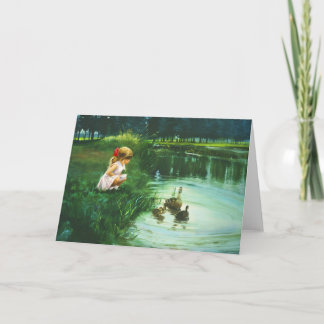 Cartão Descoberta da manhã