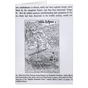 Cartão Descoberta de San Domingo