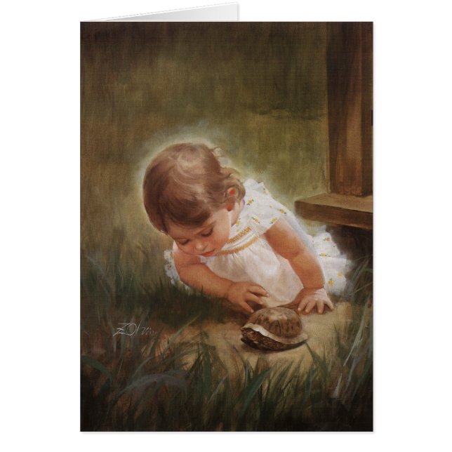 Cartão Descoberta do quintal (Frente)