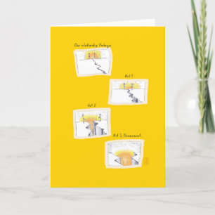 Cartão Desconexão Emocional em Relação Amarela