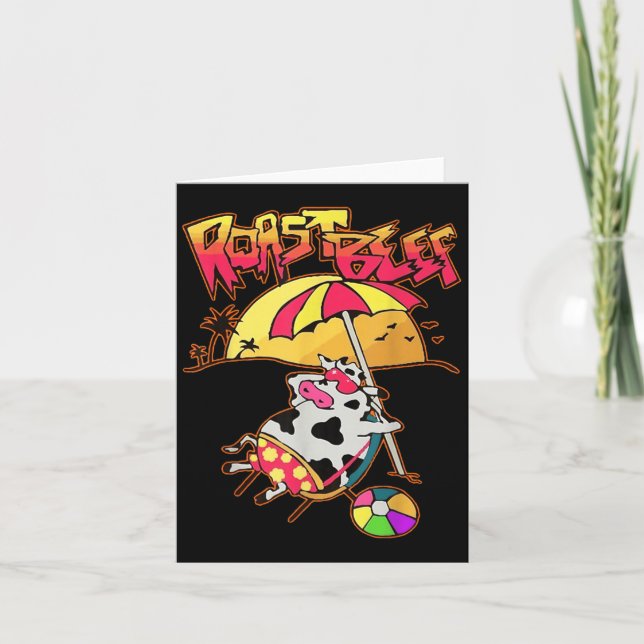 Cartão Desconhecido Dustin Ama Rosbife Praia Vaca Tv Paró (Frente)