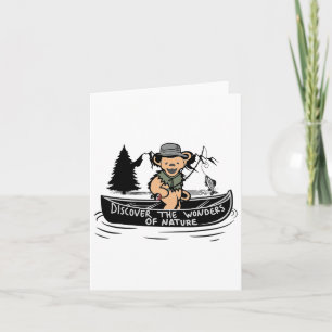 Cartão Descubra As Maravilhas Do Fundo De Pesca Natural